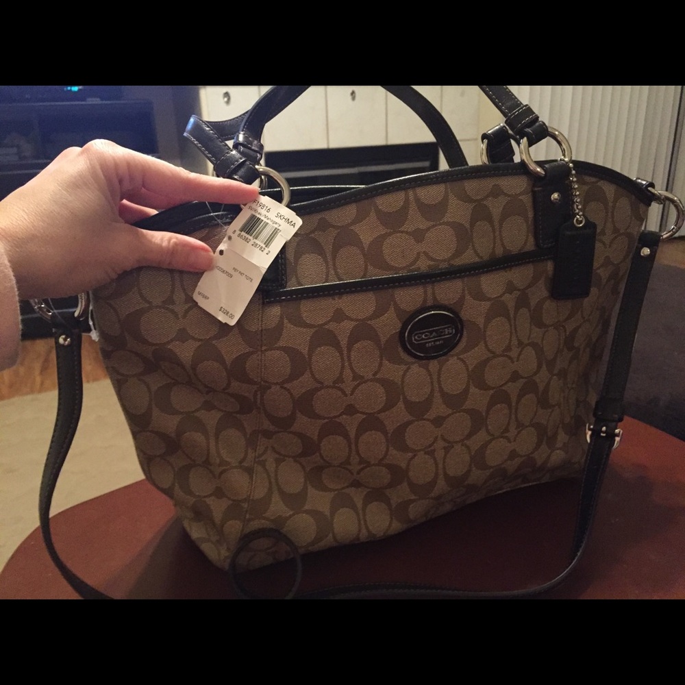 Coach tote handbag